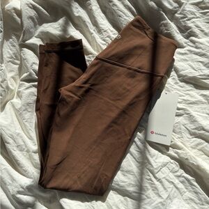 lululemon Align V-Waist Pant 25" legging size 6 in Java NWT